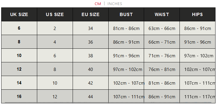 HUUB WOMENS SWIM COSTUME 24 0 Tableau des tailles
